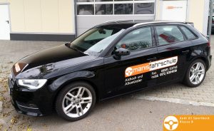 Fuhrpark Audi A3 Sportback Klasse B | Manis Fahrschule Aichach
